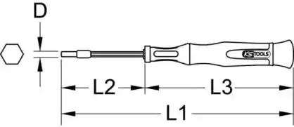 Отвертка 5007132 KS TOOLS