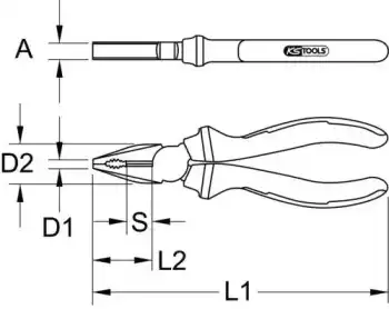 Пассатижи 1151022 KS TOOLS