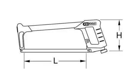 Пила 9072100 KS TOOLS