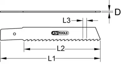 Полотно пилы 1294483 KS TOOLS