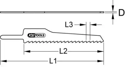 Полотно пилы 1294016 KS TOOLS