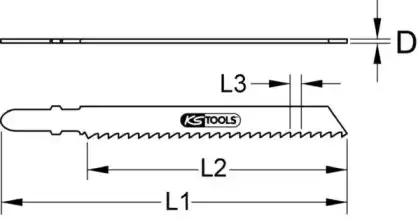 Полотно пилы 1293150F KS TOOLS