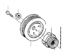 шкив коленвала Volv 1275801 VOLVO