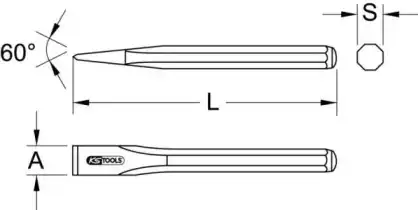 Резец 1620152 KS TOOLS
