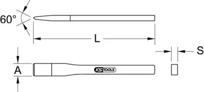 Резец 1620486 KS TOOLS
