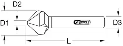 Сверло 3360138 KS TOOLS