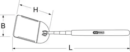 Сервисное зеркало 5501021 KS TOOLS