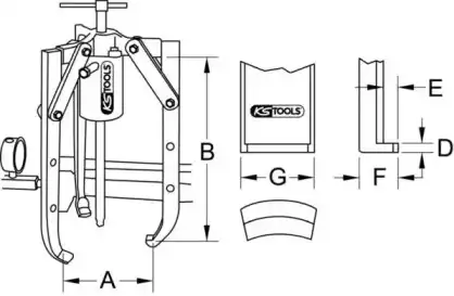 съемник 6400320 KS TOOLS