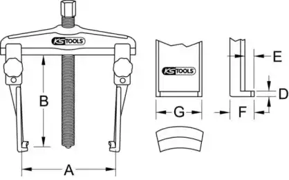 съемник 6201104 KS TOOLS