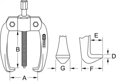 съемник 6204304 KS TOOLS