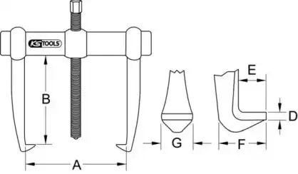 съемник 6201303 KS TOOLS