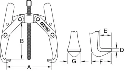 съемник 6203601 KS TOOLS