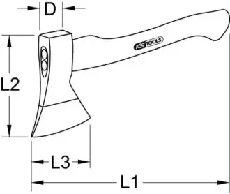 Топор 1401239 KS TOOLS