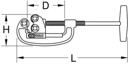 Труборез 1101000I KS TOOLS