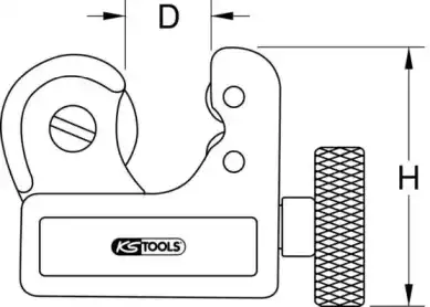 Труборез 1011000 KS TOOLS