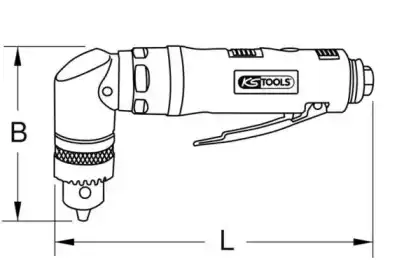 Угловая дрель 5151265 KS TOOLS