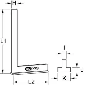 Угольник 3000215 KS TOOLS