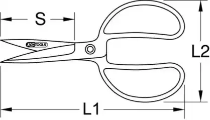 Универсальные ножницы 9629017 KS TOOLS