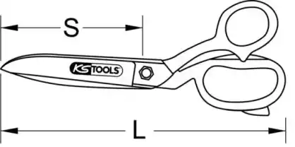 Универсальные ножницы 1180077 KS TOOLS
