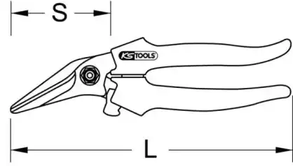 Универсальные ножницы 1180072 KS TOOLS