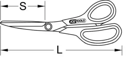 Универсальные ножницы 1180067 KS TOOLS