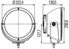 Фара HELLA 1F8011002211