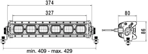 Фара HELLA 1GJ360001002
