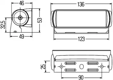 Фара HELLA 1GA980670331