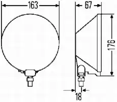 Фара HELLA 1F4005750101