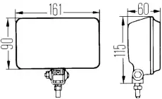 Фара HELLA 1NB005860221