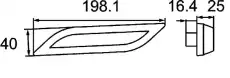 Фонарь габаритный HELLA 2BM013339021