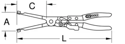 Щипцы 1501535 KS TOOLS