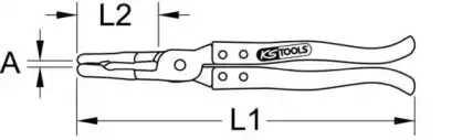 Щипцы 1151061 KS TOOLS