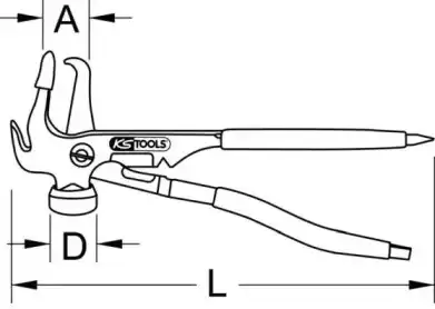 Щипцы 1502025 KS TOOLS