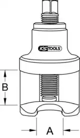 Экстрактор 4500085 KS TOOLS