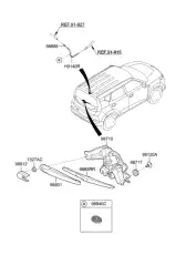 Щетка стеклоочистителя 98850K0000 KIA