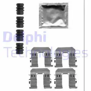 Тормозные колодки дисковые DELPHI LX0565