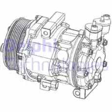 КОМПРЕССОР КОНДИЦИОНЕРА CS20351 DELPHI