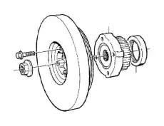 шкив коленвала Volv 3528444 VOLVO