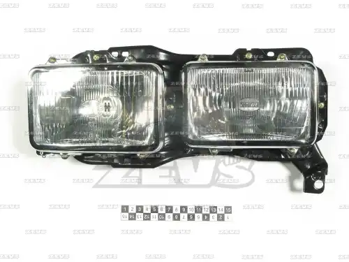 Фара ZEVS 054101L