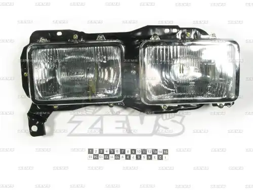 Фара ZEVS 054101R