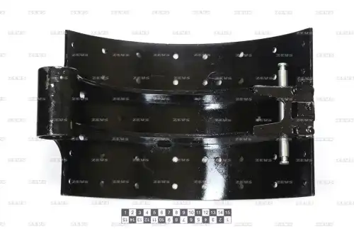 Тормозные колодки дисковые ZEVS BL4005