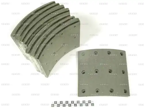 накладки тормозные BL9090 ZEVS