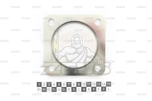 Прокладка глушителя ZEVS GEM41910