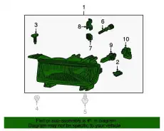 Противотуманный свет 5284526 SAAB
