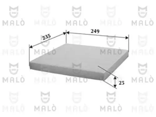 Салонный фильтр MALO 1531641