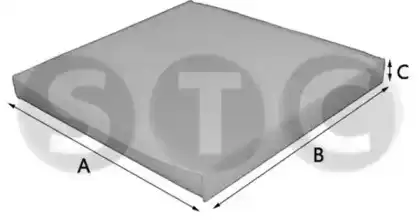 Салонный фильтр STC T420025