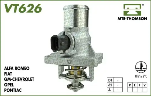 Термостат системы охлаждения MTE-THOMSON VT626.105