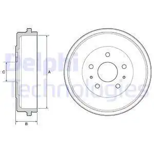 Тормозные колодки дисковые DELPHI BF526
