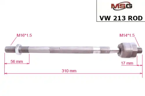 Рулевая тяга MSG VW213ROD